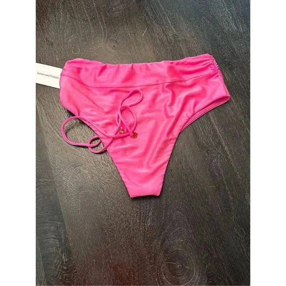 Lovers And Friends Call Me Up‎ Swim Bottom in Hot Pink Sz M - Picture 4 of 5